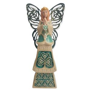 Eternally Irish Angel 111913 Kim Lawrence Enesco Trinity Knot Mind Heart Soul